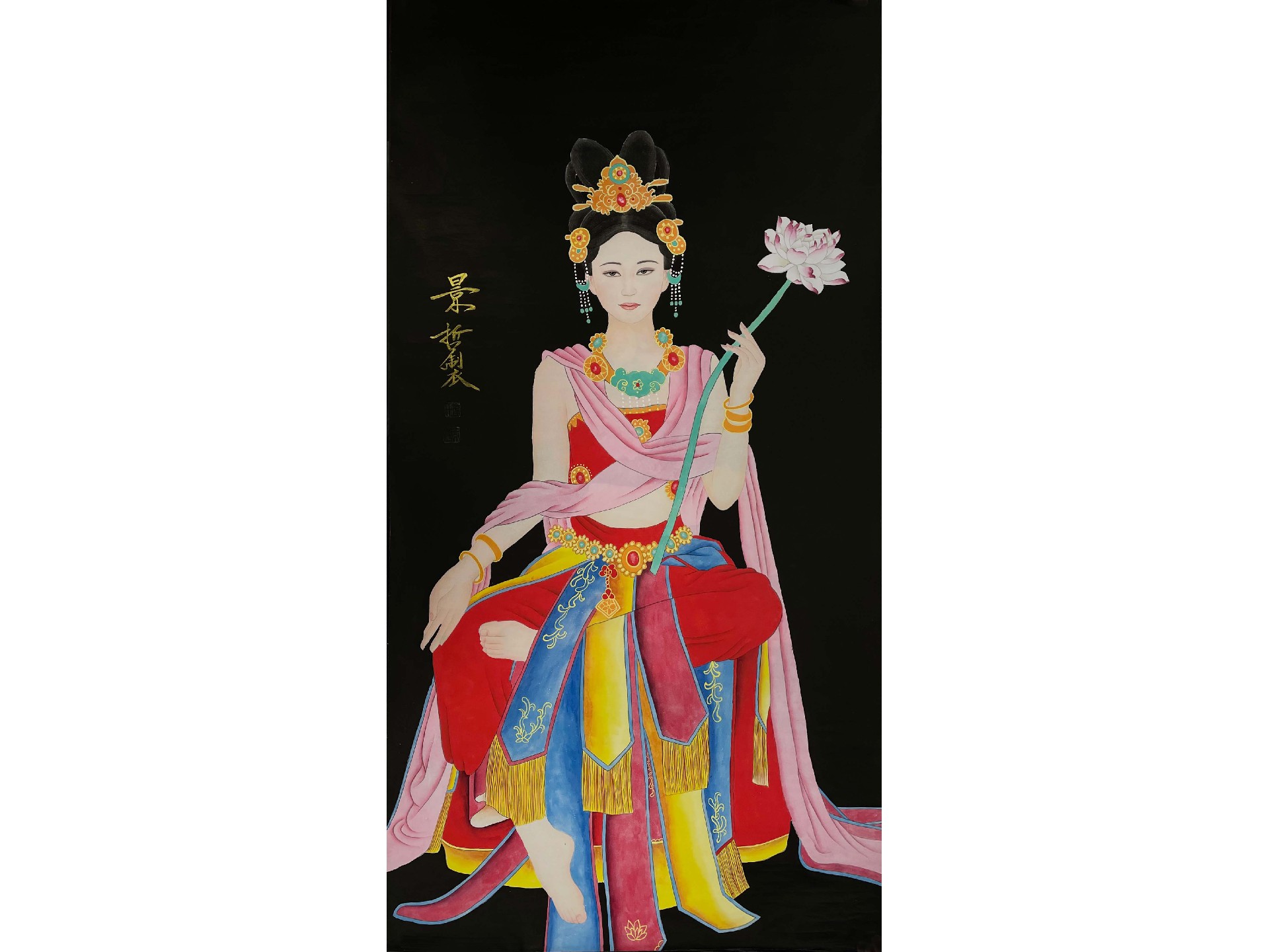 中国红美女图.jpg