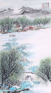 西湖春色